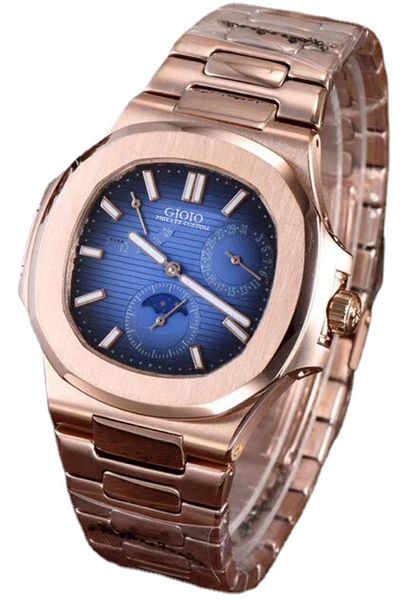 0 automatic mechanical men watch rose gold moon phase black blue, Slivery;brown
0 automatic mechanical men watch rose gold moon phase black blue, Slivery;brown