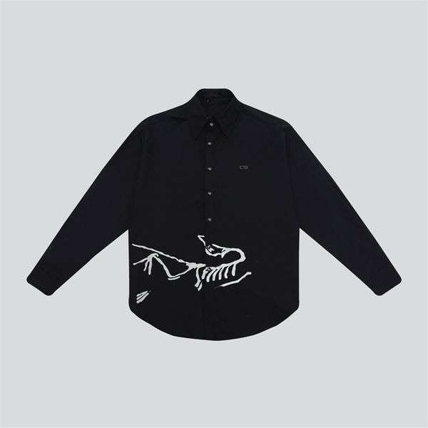 2 men's casual shirts luxury floral print for men's autumn long sleeve slim asual shirt business social formal dress street party, White;black
2 men's casual shirts luxury floral print for men's autumn long sleeve slim asual shirt business social formal dress street party, White;black