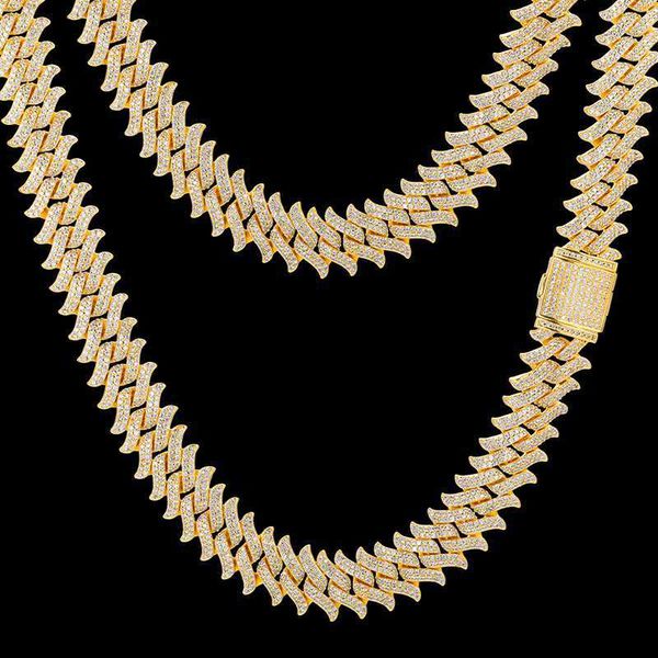 style hip hop men cadena 16mm gold plated copper aaaaa cz stone heavy iced out miami cuban link chain necklace, Silver
style hip hop men cadena 16mm gold plated copper aaaaa cz stone heavy iced out miami cuban link chain necklace, Silver