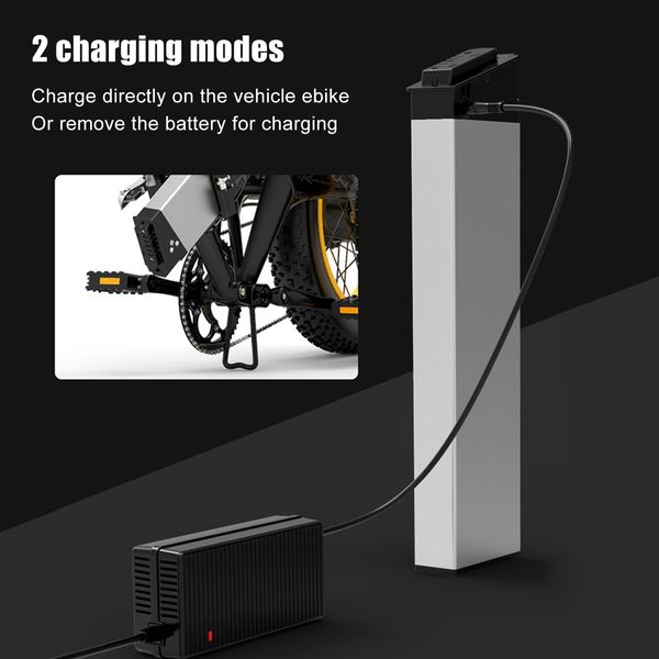 Image of 48volt e-bike li ion battery 48v 10.4ah 12.8ah 14ah electric folding bike battery for samebike lo26 batteries
