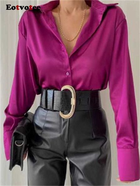 women's blouses shirts eotvotee satin solid shirts women turn down collar long sleeve oversized blouses spring 2023 office ladies elega, White
women's blouses shirts eotvotee satin solid shirts women turn down collar long sleeve oversized blouses spring 2023 office ladies elega, White