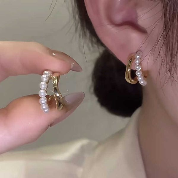 pendant necklaces charm lats 2022 design sense light luxury pearl hoop earrings for women korean trendy highend spring earrings fashion jewe, Silver
pendant necklaces charm lats 2022 design sense light luxury pearl hoop earrings for women korean trendy highend spring earrings fashion jewe, Silver