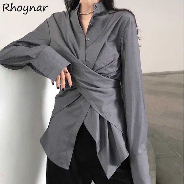 women's blouses shirts shirts women long sleeve fashionable chic slim irregular all-match casual feminino korean style spring popular, White
women's blouses shirts shirts women long sleeve fashionable chic slim irregular all-match casual feminino korean style spring popular, White