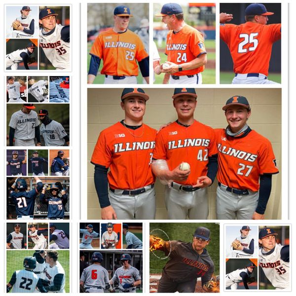 custom stitched ncaa illinois fighting illini baseball jersey 41 gavin schmitt 9 johnny czeslawski 8 tyler thompson 35 camden janik 24 zak h, Blue;black
custom stitched ncaa illinois fighting illini baseball jersey 41 gavin schmitt 9 johnny czeslawski 8 tyler thompson 35 camden janik 24 zak h, Blue;black