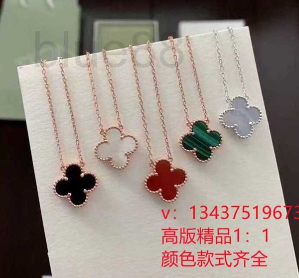 strands, strings designer sterling silver clover necklace female high edition precision single flower gz5p, Black
strands, strings designer sterling silver clover necklace female high edition precision single flower gz5p, Black