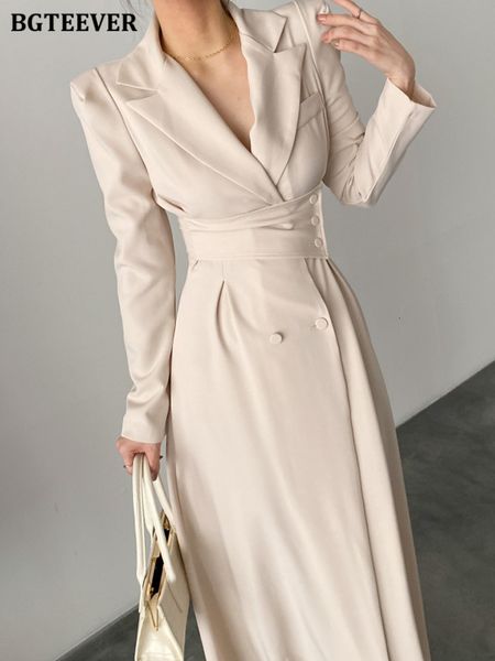 casual dresses bgteever spring elegant notched collar long sleeve women a-line dress fashion slim waist female long dress vestidos 230327, Black;gray
casual dresses bgteever spring elegant notched collar long sleeve women a-line dress fashion slim waist female long dress vestidos 230327, Black;gray