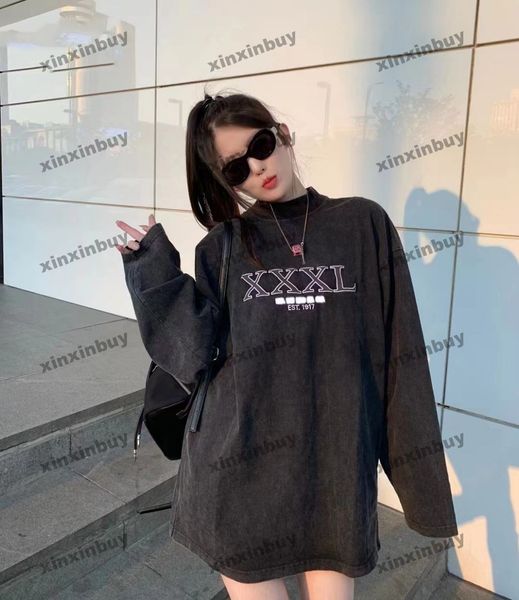 xinxinbuy men designer tee t shirt 23ss xxxl embroidery short sleeve cotton women black white blue gray khaki s-3xl
xinxinbuy men designer tee t shirt 23ss xxxl embroidery short sleeve cotton women black white blue gray khaki s-3xl