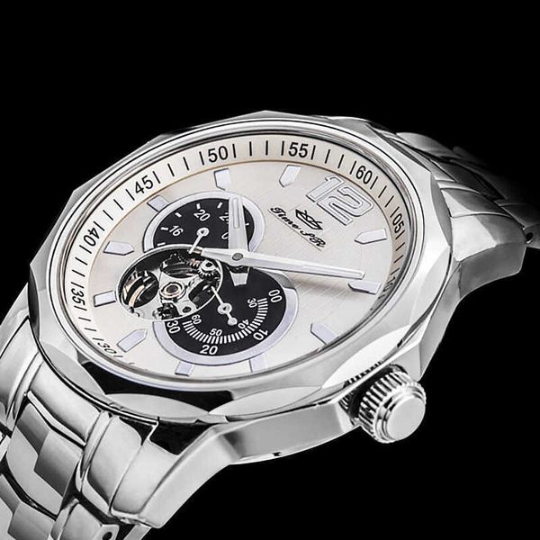 male designer casual business watch mechanical watch automatic flywheel business fashion mechanical watch sapphire crystal glass mirror, Slivery;black
male designer casual business watch mechanical watch automatic flywheel business fashion mechanical watch sapphire crystal glass mirror, Slivery;black
