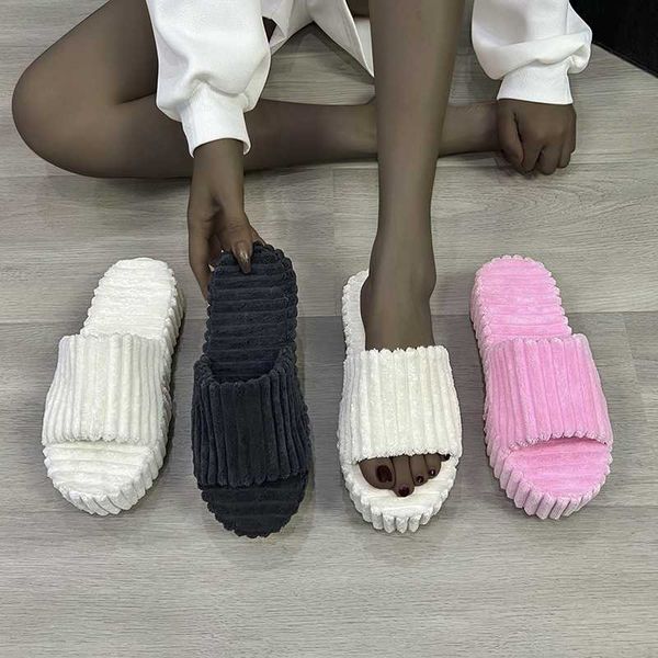 spring 2023 new towel slippers thick sole outerwear fur slides fashion open toe shoes, Black
spring 2023 new towel slippers thick sole outerwear fur slides fashion open toe shoes, Black