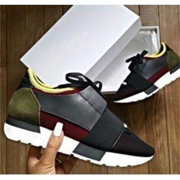 2019 Classic Designer Race Runner Sneakers Fashion Men Women Casual Shoes Luxury Genuine Leather Mesh pointed toe Shoes Outdoors Trainers, 17
2019 Classic Designer Race Runner Sneakers Fashion Men Women Casual Shoes Luxury Genuine Leather Mesh pointed toe Shoes Outdoors Trainers, 17