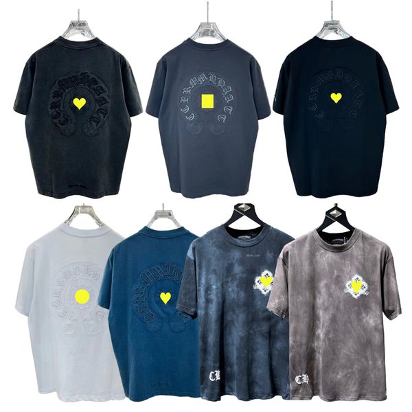 men's t-shirts summer mens women designers loose tees chrome brands heart shirts mans casual shirt luxurys street shorts sleeve chromee, White;black
men's t-shirts summer mens women designers loose tees chrome brands heart shirts mans casual shirt luxurys street shorts sleeve chromee, White;black