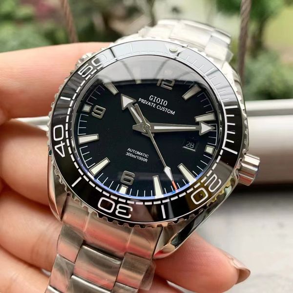 0 mens automatic mechanical watch black blue ceramic stainless steel blue mirror, Slivery;brown
0 mens automatic mechanical watch black blue ceramic stainless steel blue mirror, Slivery;brown