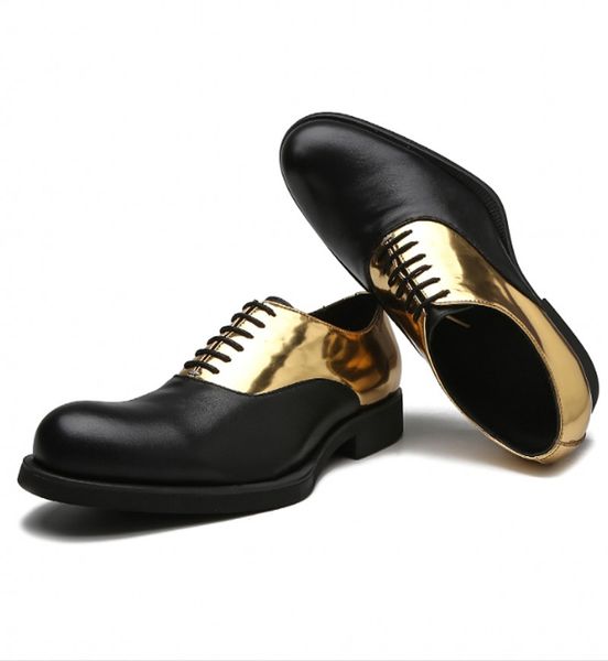 derby shoes men fashion 2023 full grain leather gold black mixcolor formal business shoes mens oxfords plus size 38-45
derby shoes men fashion 2023 full grain leather gold black mixcolor formal business shoes mens oxfords plus size 38-45
