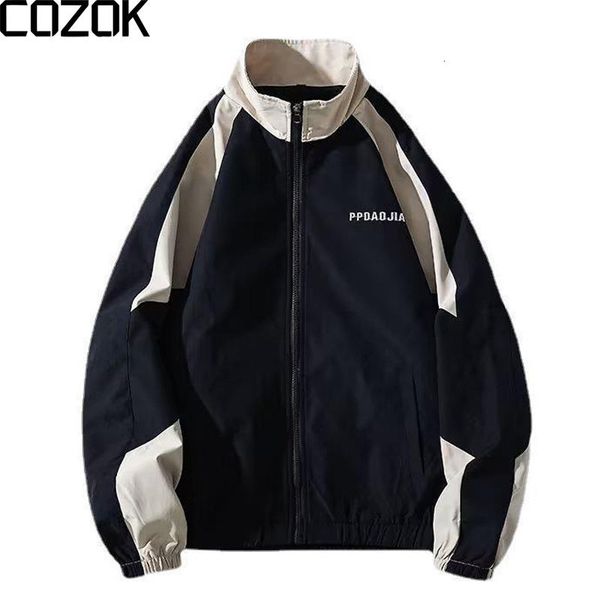 mens jackets korean varsity jacket men high street patchwork letter print windbreaker coats women spring summer thin fashion college 230327, Black;brown
mens jackets korean varsity jacket men high street patchwork letter print windbreaker coats women spring summer thin fashion college 230327, Black;brown