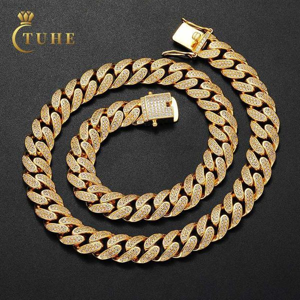 hip hop luxury mens 12mm 18k gold plated brass chunky iced out zircon diamond miami cuban link chain necklace, Silver
hip hop luxury mens 12mm 18k gold plated brass chunky iced out zircon diamond miami cuban link chain necklace, Silver
