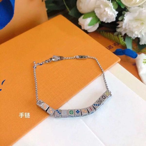 2023 designer new donkey family gambling god necklace personalized fashion trend square dice bracelet gift for couples, Black
2023 designer new donkey family gambling god necklace personalized fashion trend square dice bracelet gift for couples, Black
