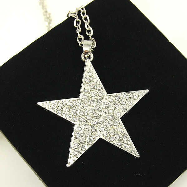 pendant necklaces flola moon star necklace for women rhinestones long big necklace with pendant fashion hip hop jewelry for women nkek26 p23, Silver
pendant necklaces flola moon star necklace for women rhinestones long big necklace with pendant fashion hip hop jewelry for women nkek26 p23, Silver