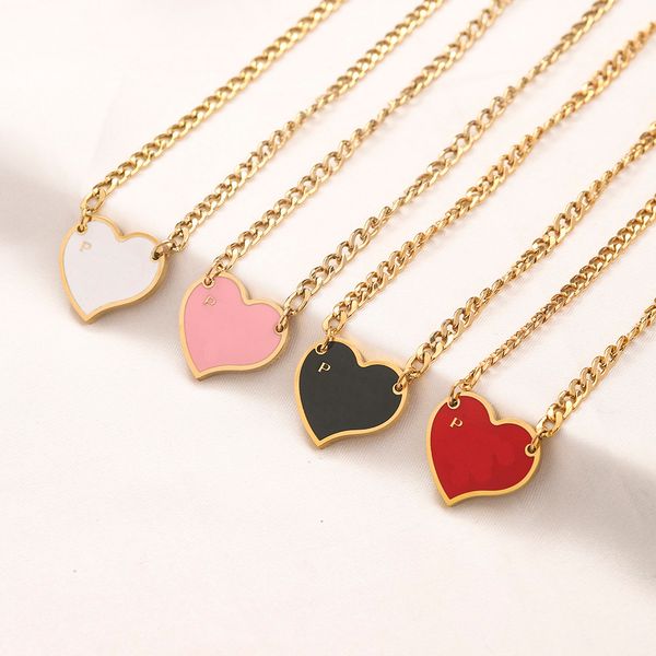 never fading luxury brand designer p-letter pendants necklaces heart 18k gold plated stainless steel choker pendant necklace beads chain jew, Silver
never fading luxury brand designer p-letter pendants necklaces heart 18k gold plated stainless steel choker pendant necklace beads chain jew, Silver