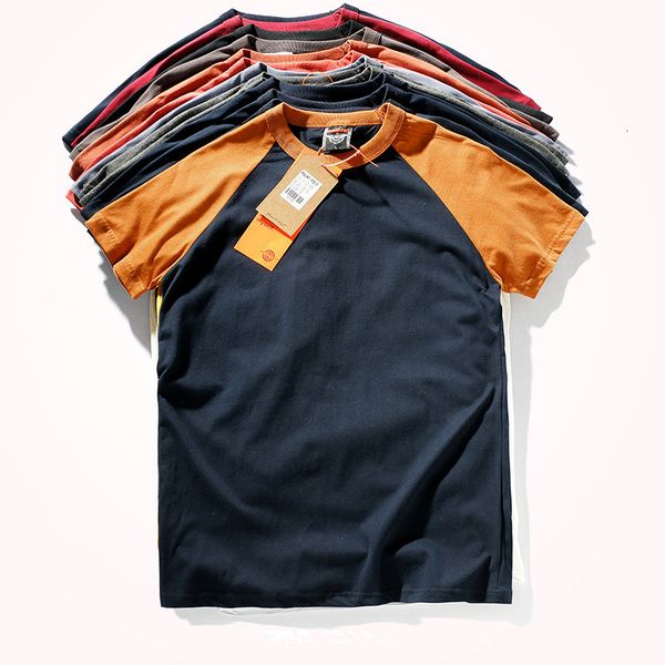 women s t shirt summer raglan sleeve two color stitched t shirt men s fashion short sleeved round neck 100 cotton casual bottoming 230328, White
women s t shirt summer raglan sleeve two color stitched t shirt men s fashion short sleeved round neck 100 cotton casual bottoming 230328, White