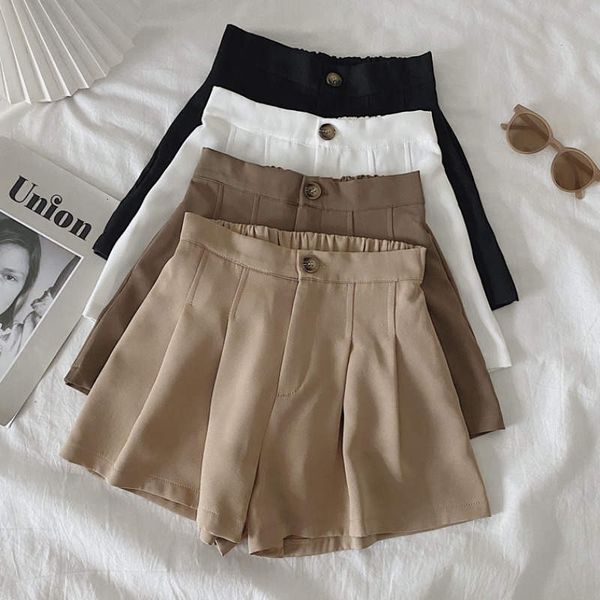 women's shorts spring summer white a-line suit shorts women high waist wide leg loose thin casual shorts women black short femme trouse, White;black
women's shorts spring summer white a-line suit shorts women high waist wide leg loose thin casual shorts women black short femme trouse, White;black