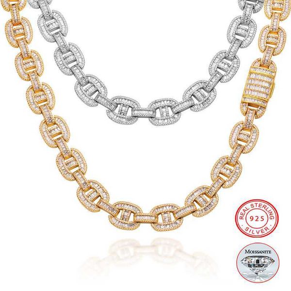 100% pass diamond tester 15mm gold plated silver 925 baguette vvs moissanite iced out miami cuban link chain necklace
100% pass diamond tester 15mm gold plated silver 925 baguette vvs moissanite iced out miami cuban link chain necklace