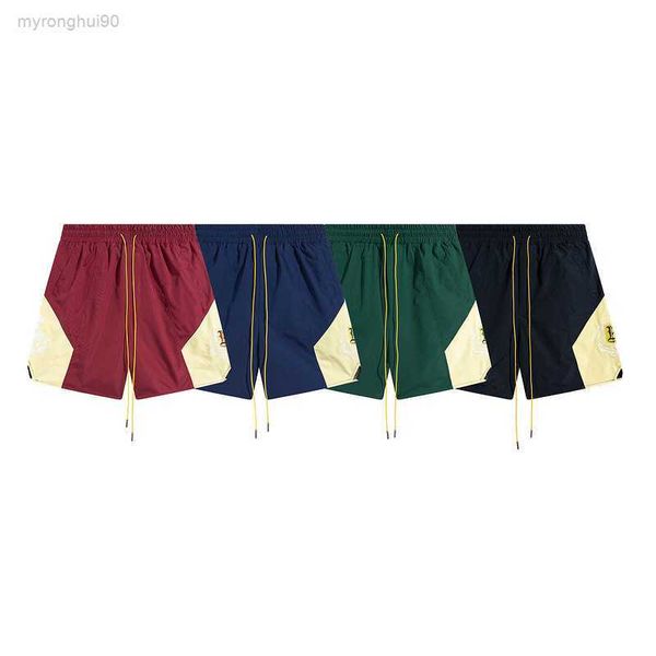 rhude shorts chaopai panel contrast embroidery double layer mesh and women's capris beach medium pants 3qow, White;black
rhude shorts chaopai panel contrast embroidery double layer mesh and women's capris beach medium pants 3qow, White;black