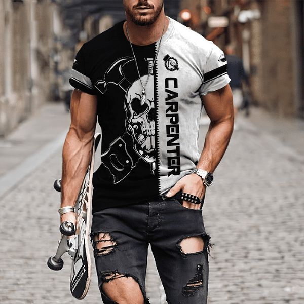mens tshirts summer oversized loose clothes vintage short sleeve fashion america route carpenter printed o collared 230327, White;black
mens tshirts summer oversized loose clothes vintage short sleeve fashion america route carpenter printed o collared 230327, White;black