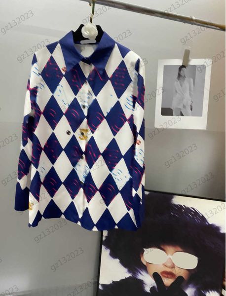 checked blouses contrasting color logo printed lapel simple joker shirts custom button open long sleeve casual blouses shirts for women tren, White
checked blouses contrasting color logo printed lapel simple joker shirts custom button open long sleeve casual blouses shirts for women tren, White