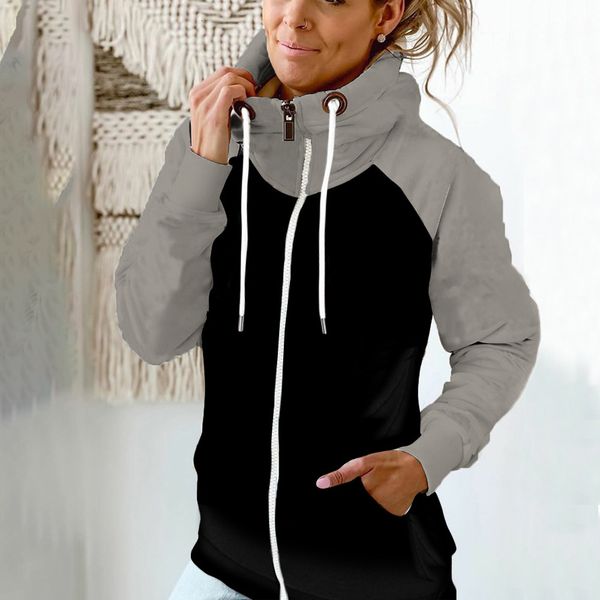 women's hoodies sweatshirts women' autumn winter coats fashion clothing long sleeve loose splicing sweatshirts female oversize ove, Black
women's hoodies sweatshirts women' autumn winter coats fashion clothing long sleeve loose splicing sweatshirts female oversize ove, Black