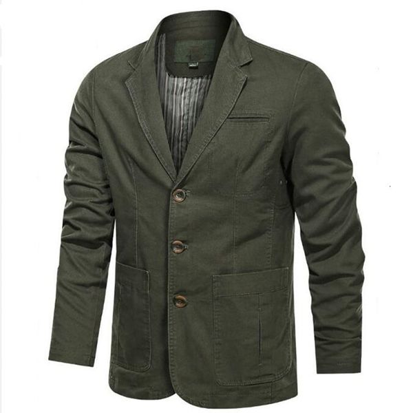 men's suits blazers spring autumn blazer jacket men cotton washed suit coat casual slim fit luxury business blazer military army bomber, White;black
men's suits blazers spring autumn blazer jacket men cotton washed suit coat casual slim fit luxury business blazer military army bomber, White;black