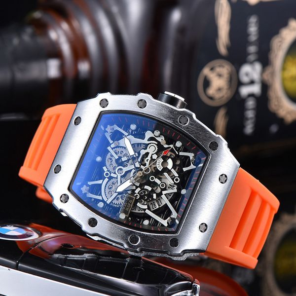 ladies 3-pin 2022rm fashion brand sports casual quartz men waterproof silicone men's watch 0, Slivery;brown
ladies 3-pin 2022rm fashion brand sports casual quartz men waterproof silicone men's watch 0, Slivery;brown