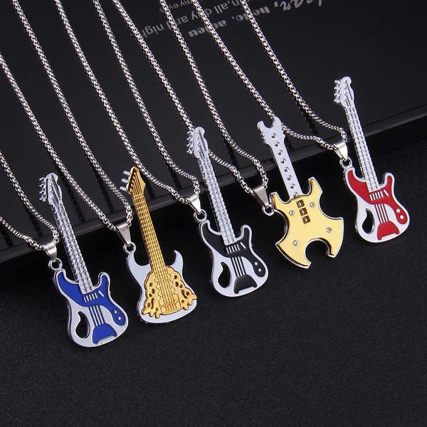 pendant necklaces 316l stainless steel guitar necklaces hip hop fashion men women stainless steel rock music guitar pendant jewelry chain ne, Silver
pendant necklaces 316l stainless steel guitar necklaces hip hop fashion men women stainless steel rock music guitar pendant jewelry chain ne, Silver
