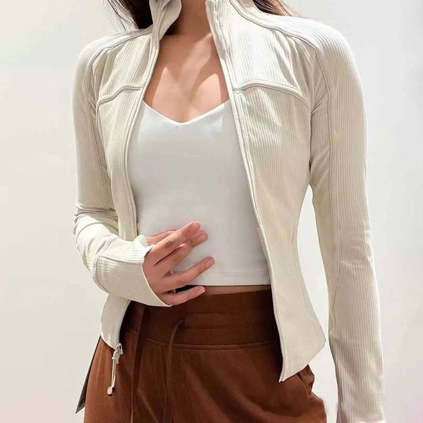 ll women ribbed cropped jacket full-zip yoga gym coat waist length sweatshirts slim fit sports jackets with thumbholes
ll women ribbed cropped jacket full-zip yoga gym coat waist length sweatshirts slim fit sports jackets with thumbholes