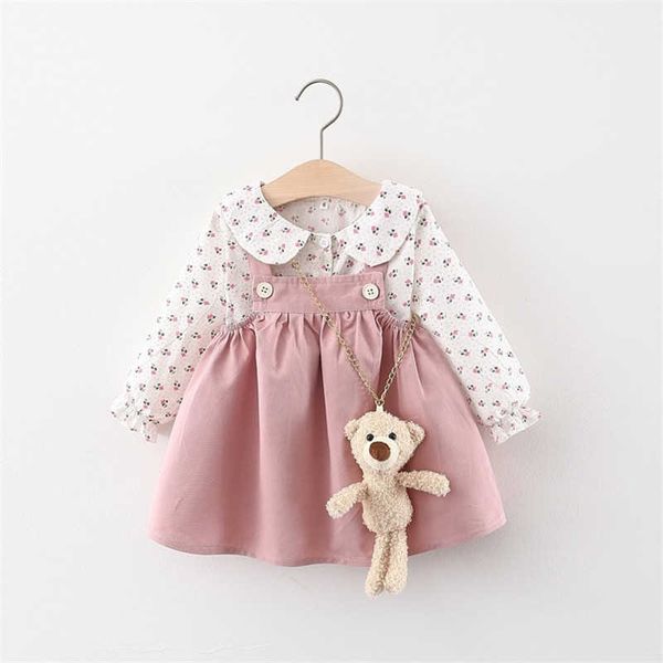 girl's dresses 2023 autumn baby girls clothes outfits toddler princess flower t-shirt strap dress suits for girls clothing 1 year birth, Red;yellow
girl's dresses 2023 autumn baby girls clothes outfits toddler princess flower t-shirt strap dress suits for girls clothing 1 year birth, Red;yellow