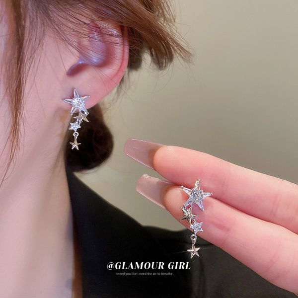 afshor charm selling simple stylish star women drop earrings shiny white zircon exquisite versatile female earring fashion jewelry, Golden
afshor charm selling simple stylish star women drop earrings shiny white zircon exquisite versatile female earring fashion jewelry, Golden