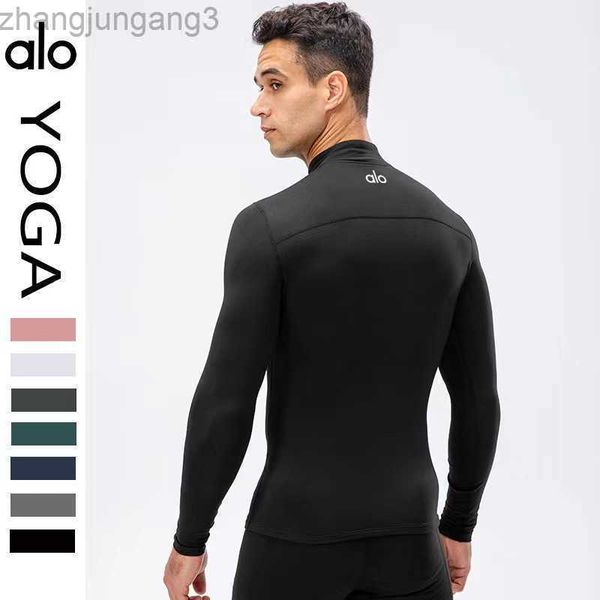 desginer alos yoga jacket designer alos yoga men's velvet fitness training sports tight mock neck half zip warm long sleeve t-shirt, Black;brown
desginer alos yoga jacket designer alos yoga men's velvet fitness training sports tight mock neck half zip warm long sleeve t-shirt, Black;brown