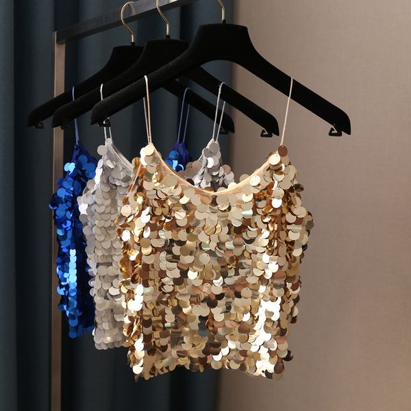 camisoles tanks fashion women sequined tank summer v neck strap camis club girls sequin sleeveless short camisole vest sf792 230327, Black;white
camisoles tanks fashion women sequined tank summer v neck strap camis club girls sequin sleeveless short camisole vest sf792 230327, Black;white