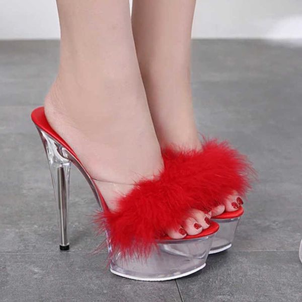 sandals transparent crystal platform sandals open toe fur shoes temperament nightclub party 14.5cm high heel jelly slippers 230316, Black
sandals transparent crystal platform sandals open toe fur shoes temperament nightclub party 14.5cm high heel jelly slippers 230316, Black