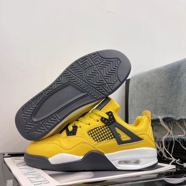 designer men women casual flat shoes fashion 4s low cut lace-up leather sneakers trainers comfortable non-slip skateboard sports shoes 36-44, Black
designer men women casual flat shoes fashion 4s low cut lace-up leather sneakers trainers comfortable non-slip skateboard sports shoes 36-44, Black