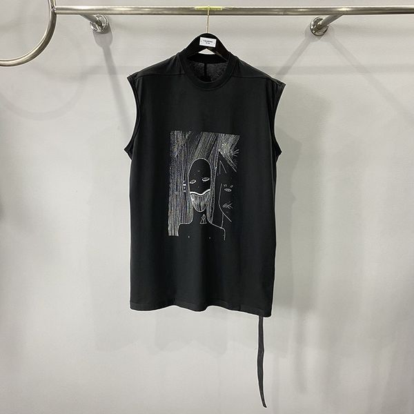 2023fashion brand t shirts rick men printed t-shirt designer cotton dark black sketch print loose large sleeveless ragged black tank men, White;black
2023fashion brand t shirts rick men printed t-shirt designer cotton dark black sketch print loose large sleeveless ragged black tank men, White;black