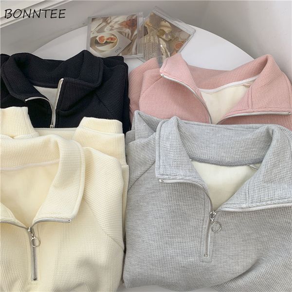 women's hoodies sweatshirts 4 warna kaus wanita longgar dasar solid sederhana musim gugur estetika ulzzang kasual harian siswa pakaian, Black
women's hoodies sweatshirts 4 warna kaus wanita longgar dasar solid sederhana musim gugur estetika ulzzang kasual harian siswa pakaian, Black