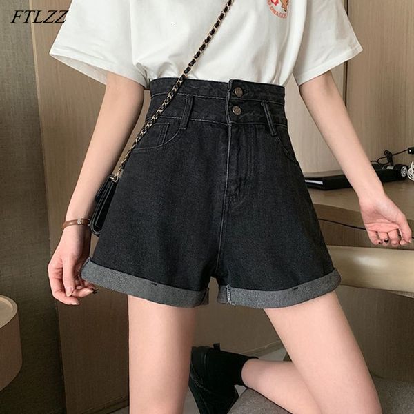 women's shorts ftlzz spring summer women light blue high waist loose jeans shorts streetwear ladies denim mini zipper a-line shorts 230, White;black
women's shorts ftlzz spring summer women light blue high waist loose jeans shorts streetwear ladies denim mini zipper a-line shorts 230, White;black