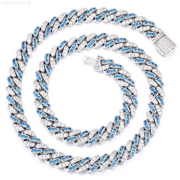 bling hip hop jewelry 8mm rhodium plated copper colorful 5a cz diamond iced out cuban link chain for men women, Silver
bling hip hop jewelry 8mm rhodium plated copper colorful 5a cz diamond iced out cuban link chain for men women, Silver