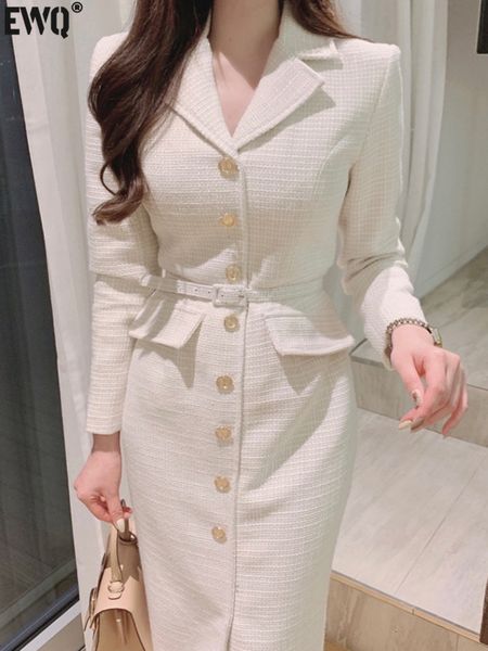 casual dresses ewq sweet notched collar dresses women beautiful women clothes lace-up waist vestidos office ladies tweed robe spring y39 230, Black;gray
casual dresses ewq sweet notched collar dresses women beautiful women clothes lace-up waist vestidos office ladies tweed robe spring y39 230, Black;gray