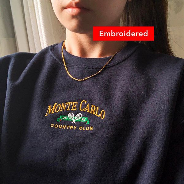 womens hoodies sweatshirts kaus tebal bulu musim gugur longgar crewneck uniseks klasik motif bordir huruf klub pedesaan monte carlo 230328, Black
womens hoodies sweatshirts kaus tebal bulu musim gugur longgar crewneck uniseks klasik motif bordir huruf klub pedesaan monte carlo 230328, Black
