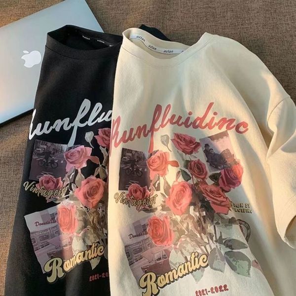 women s blouses shirts kaus lengan pendek ukuran besar vintage pria hip hop musim panas wanita pakaian harajuku atasan longgar huruf y2k 230, White
women s blouses shirts kaus lengan pendek ukuran besar vintage pria hip hop musim panas wanita pakaian harajuku atasan longgar huruf y2k 230, White