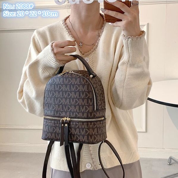 factory wholesale ladies shoulder bag 2 color compact double zipper fashion backpack simple joker contrast leather handbag street trend lett
factory wholesale ladies shoulder bag 2 color compact double zipper fashion backpack simple joker contrast leather handbag street trend lett