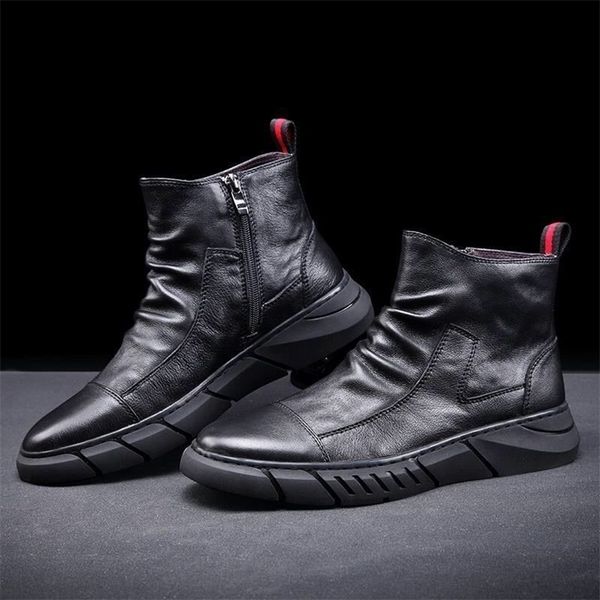 boots men's snow boots men tpr durable outsole leather shoes fashion short plush warm fur winter boot male boots 230327, Black
boots men's snow boots men tpr durable outsole leather shoes fashion short plush warm fur winter boot male boots 230327, Black