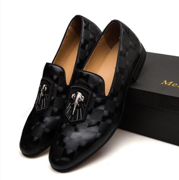 2023 luxury men's leather shoe loafers fashion formal wedding gentleman male designer dress shoes men dresses shoess size: eu39-46, Black
2023 luxury men's leather shoe loafers fashion formal wedding gentleman male designer dress shoes men dresses shoess size: eu39-46, Black