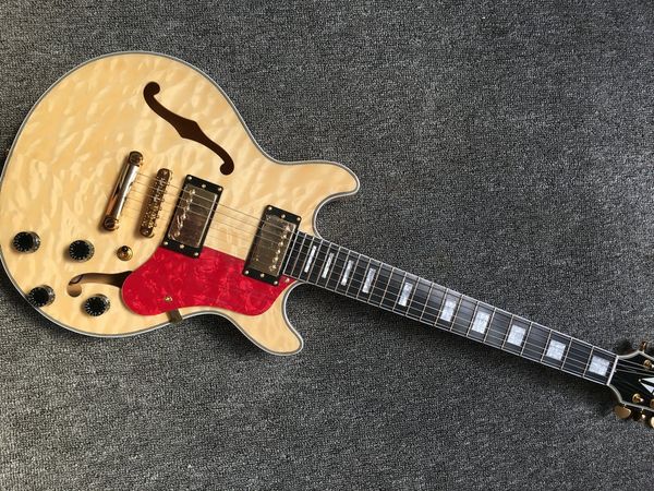 custom jazz guitar, natural original wood grain 339 electric guitar, ebony fingerboard,
custom jazz guitar, natural original wood grain 339 electric guitar, ebony fingerboard,